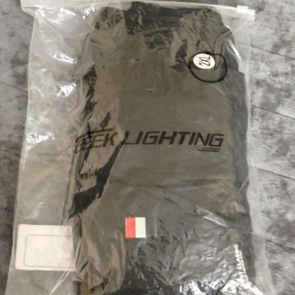 Geek Lighting Black Shorts 2XL